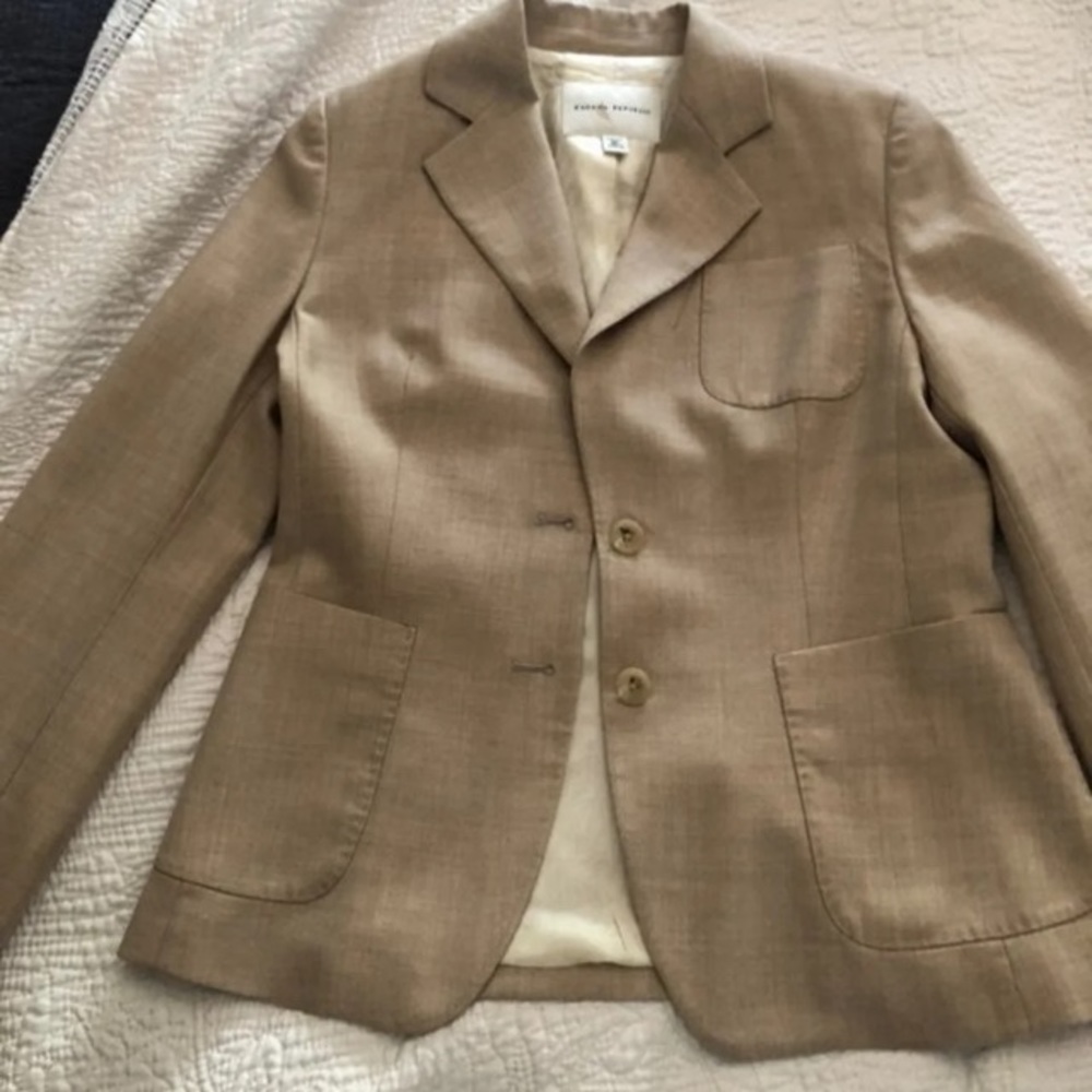 Beige Blazer Banana Republic